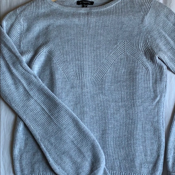 Baby blue Dynamite Bell sleeves sweater - Picture 2 of 3